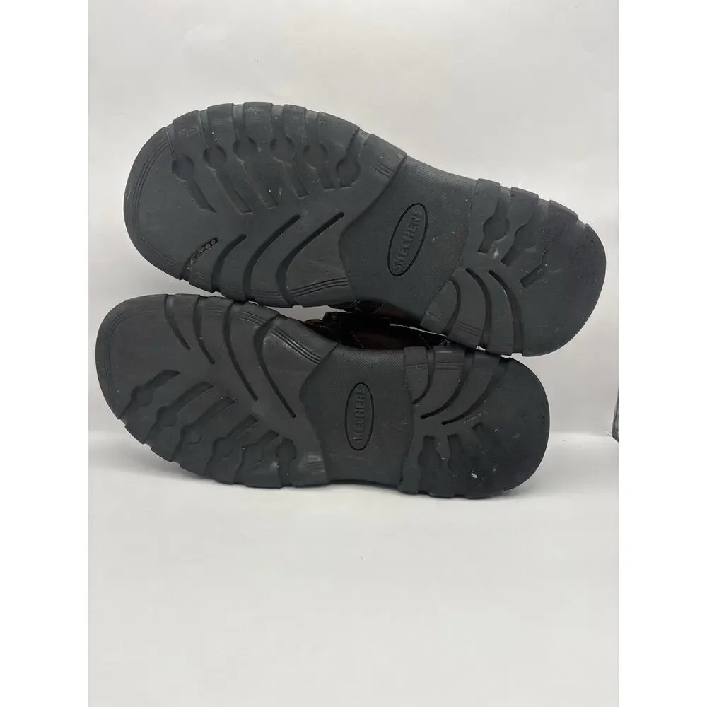 Skechers Brown Leather Fisherman Sandals Men Size 12